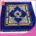 100% polyester printed embossed mink muslim prayer mats